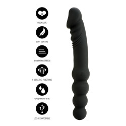 Hidden Desire Double Gode Vibrant Dick'n Balls 23 x 4cm